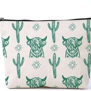 Highland Cow Every Day, Makeup, Cosmetic Pouch New